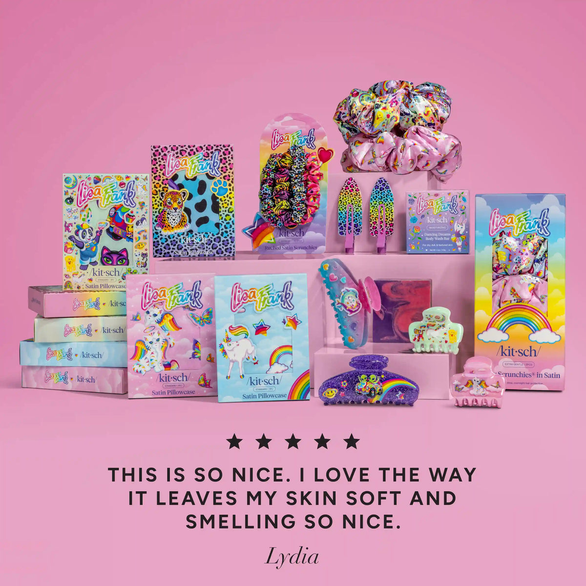 Lisa Frank x Kitsch Dancing Dreams Body Wash Bar