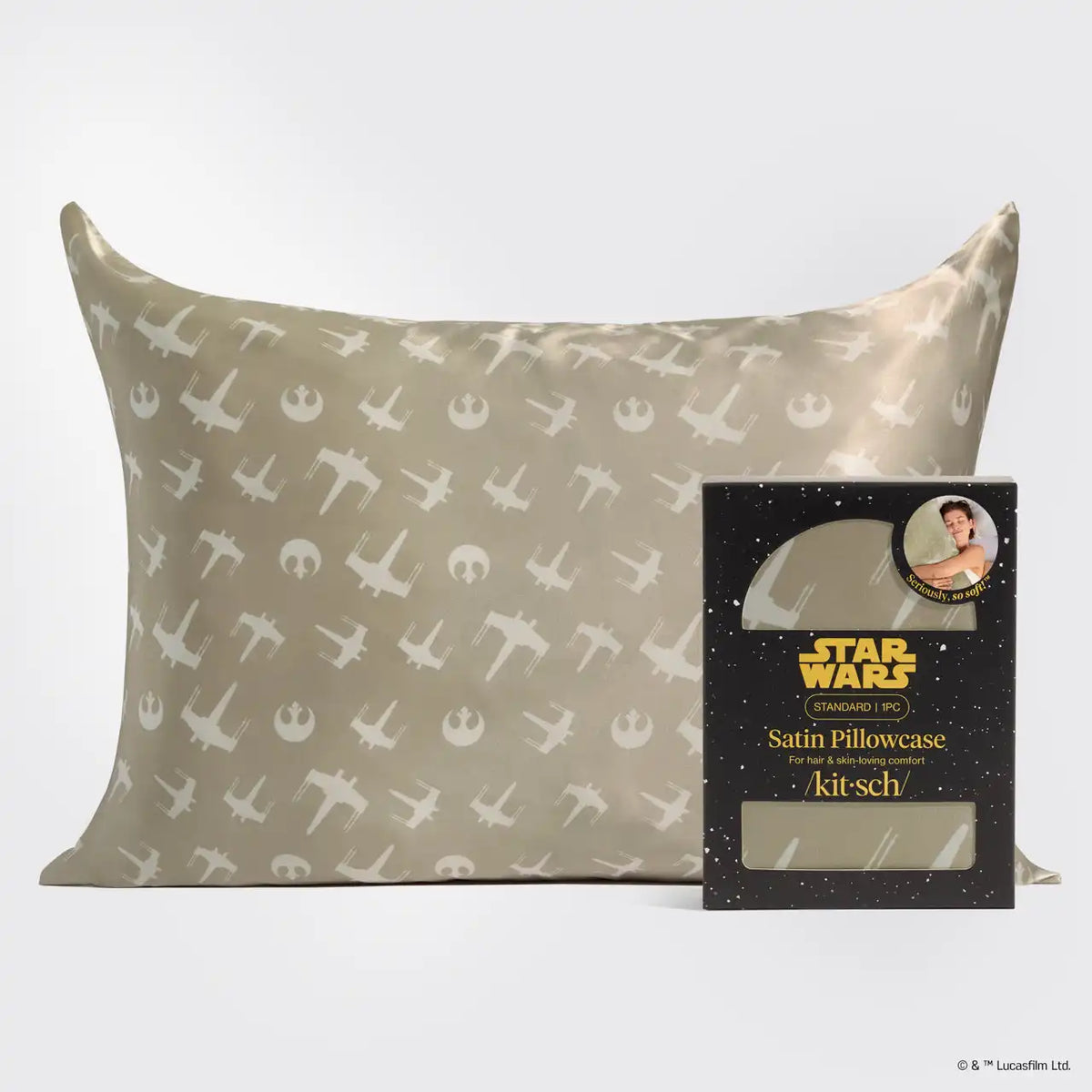 Star Wars™ & Kitsch Satin Pillowcase in Rebel Alliance