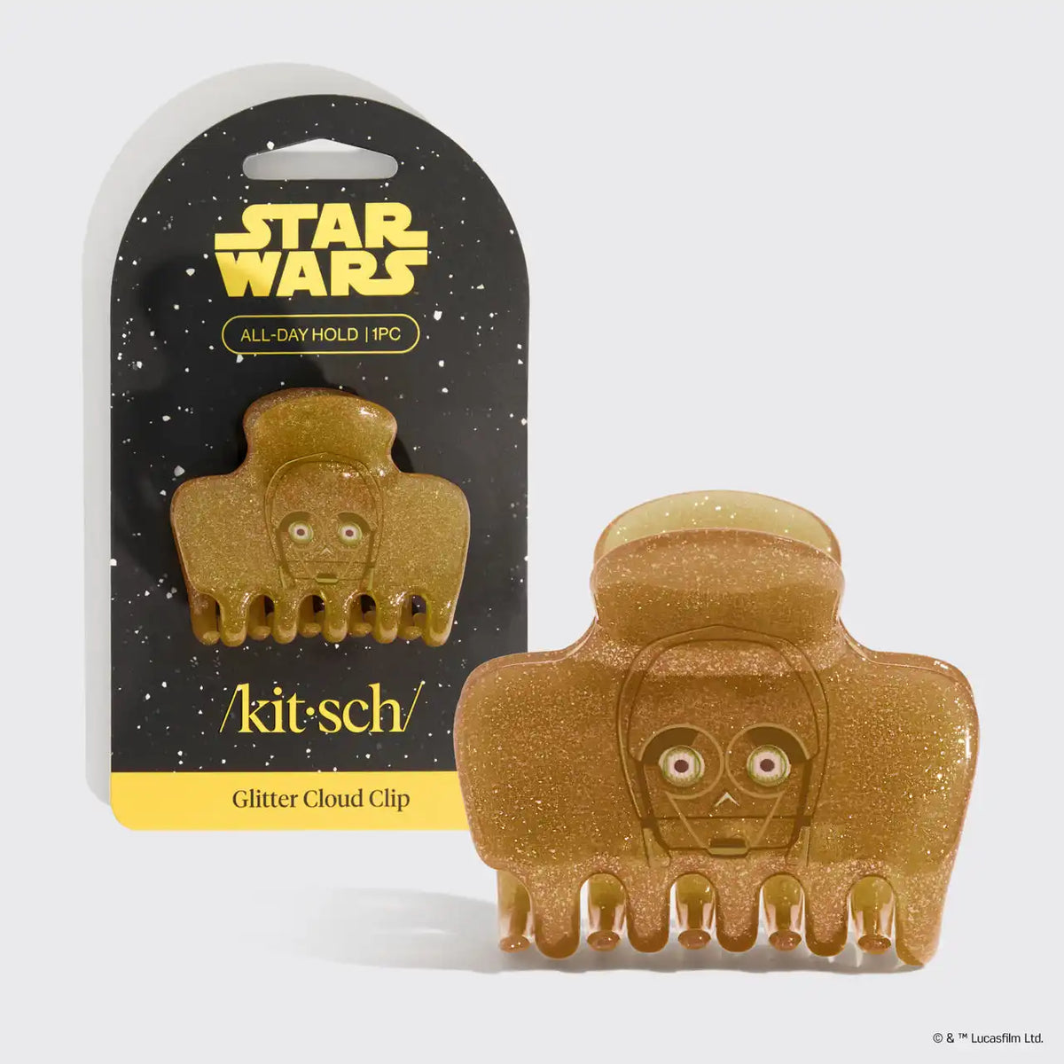Star Wars™ & Kitsch Glitter Cloud Clip in C-3PO