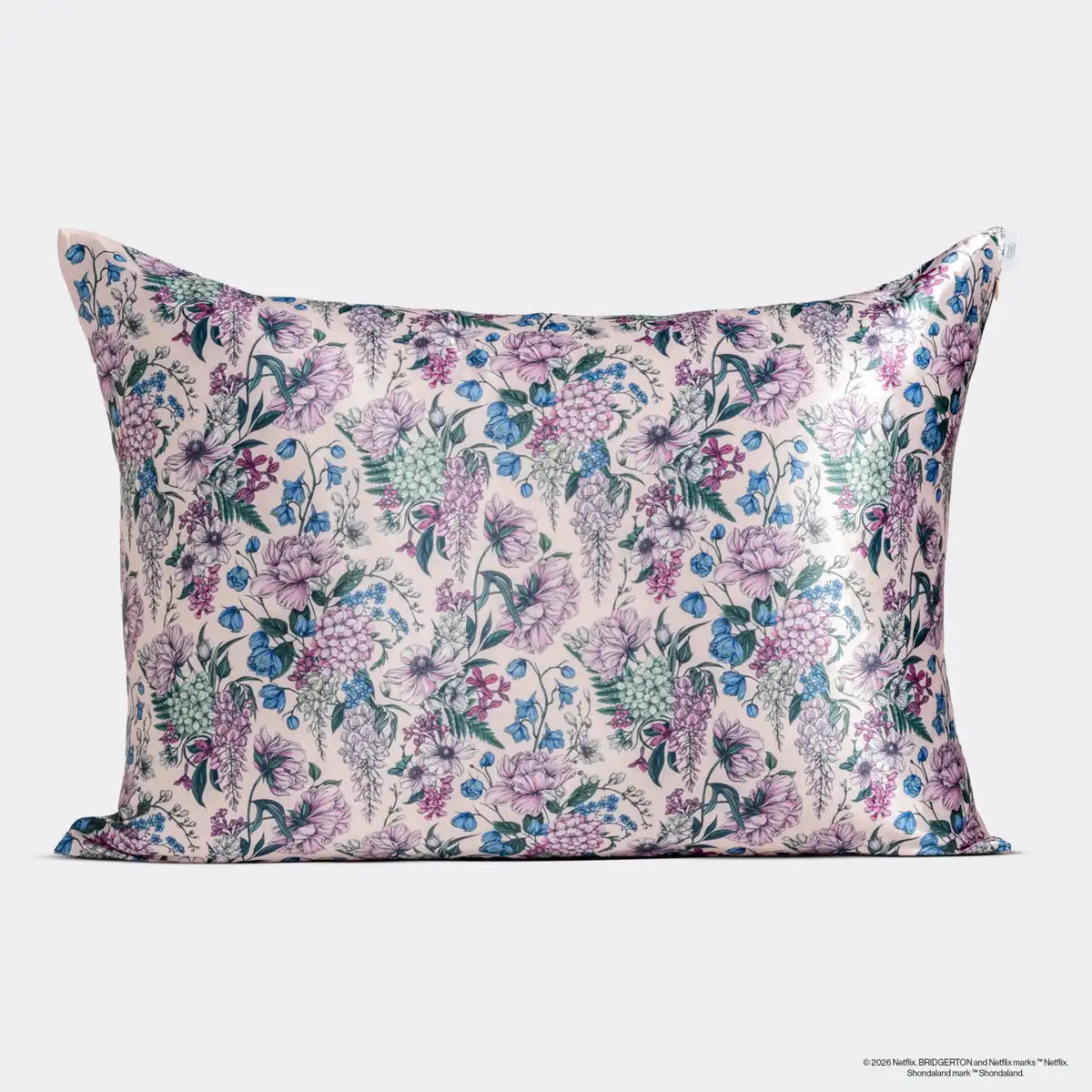 Bridgerton x Kitsch Satin Pillowcase in Wisteria 2 Pack