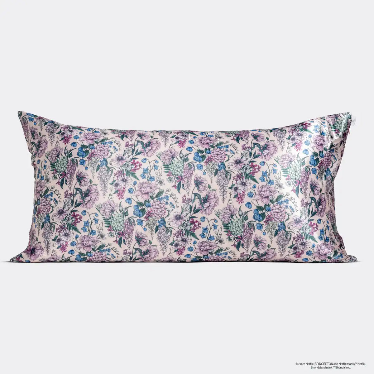 Bridgerton x Kitsch Satin Pillowcase in Wisteria 2 Pack - King
