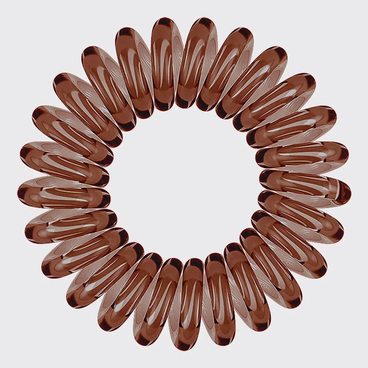 Brunette Spiral Hair Ties 8pc Set