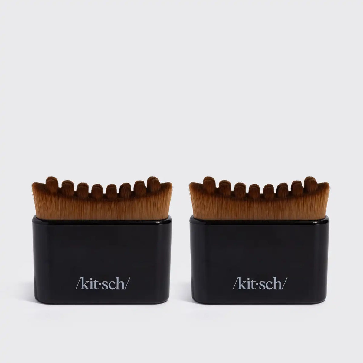 Black Lymphatic Contour Face Brush - 2 Pack