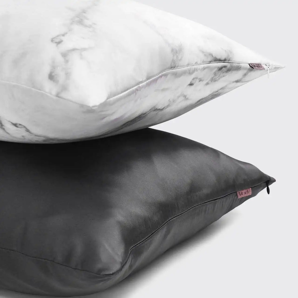 Satin Pillowcase in Charcoal