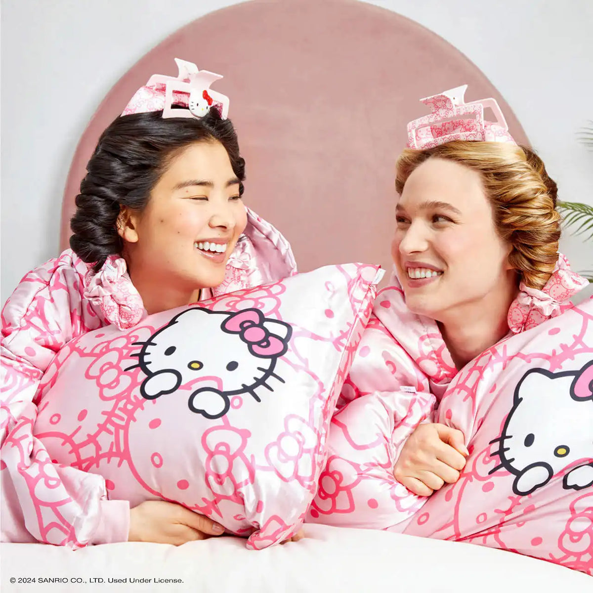 Kitsch x Hello Kitty Satin Glazey in Pink Kitty Faces
