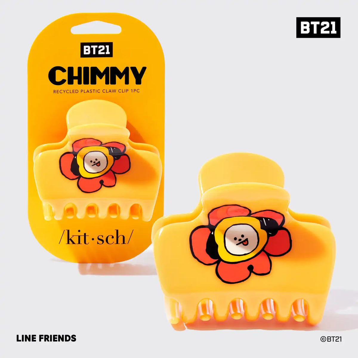Kitsch x BT21 Cloud Claw Clip in CHIMMY