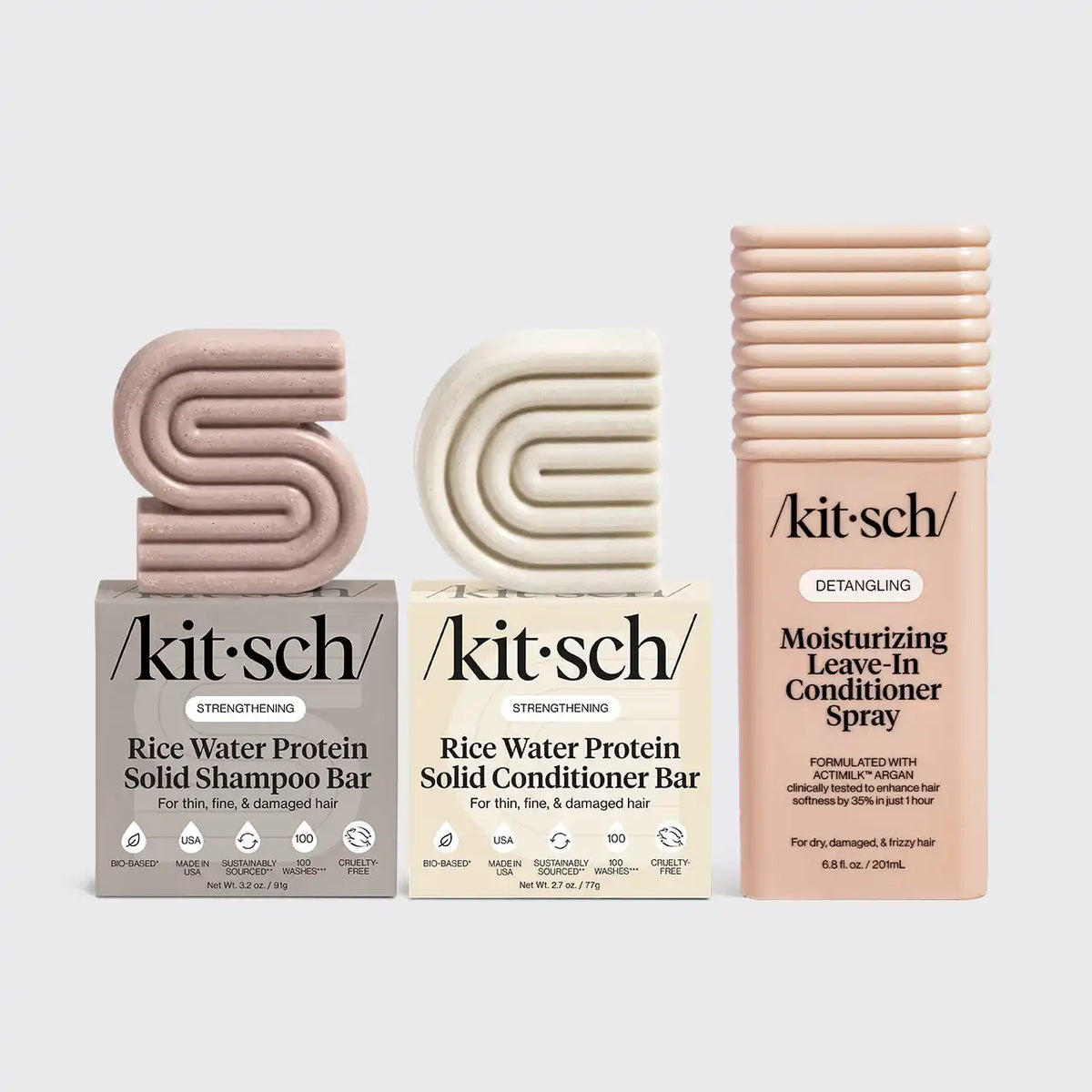 Leave In Conditioner & Rice Water Shampoo + Conditioner Bundle