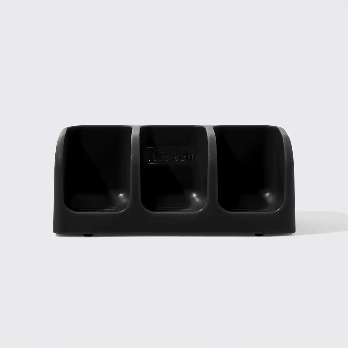 Black Self-Draining Soap Dish