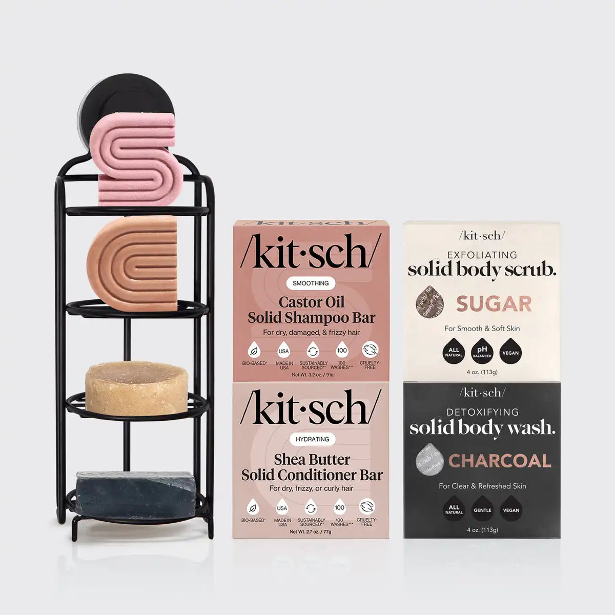 Build Your Own Shampoo & Conditioner with FREE Self-Draining Shower Caddy